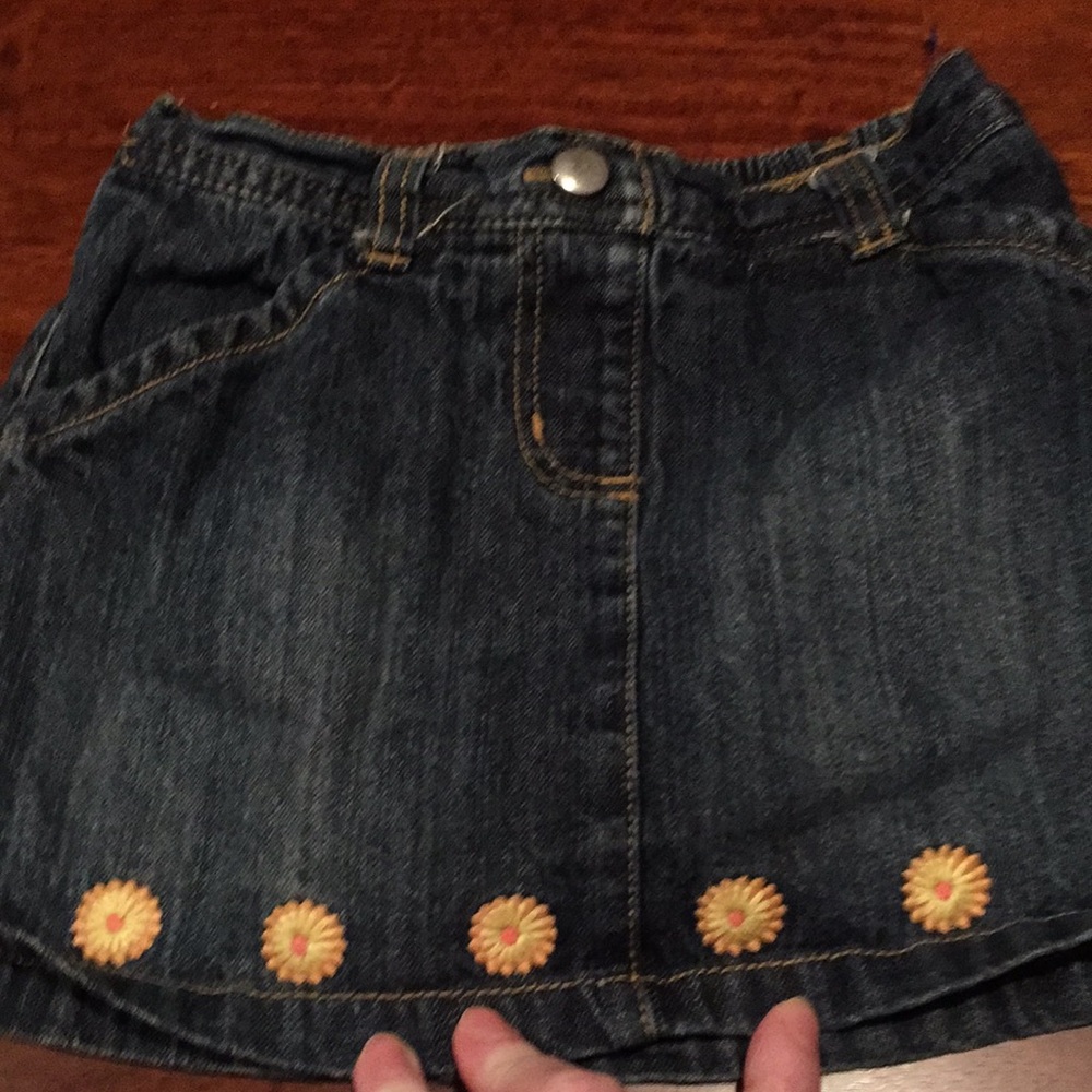 Gymboree denim skirt